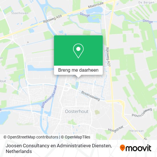 Joosen Consultancy en Administratieve Diensten kaart