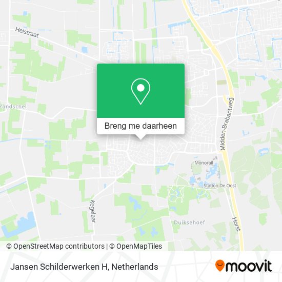 Jansen Schilderwerken H kaart