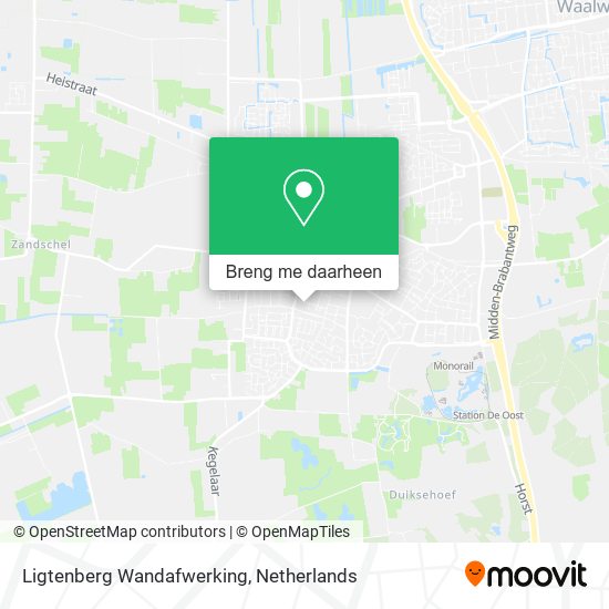 Ligtenberg Wandafwerking kaart