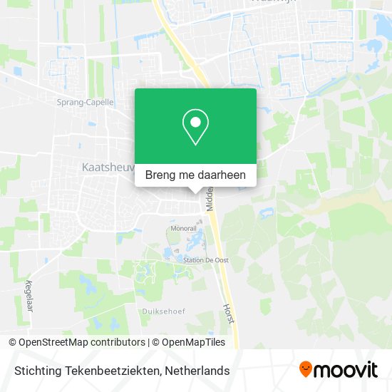 Stichting Tekenbeetziekten kaart