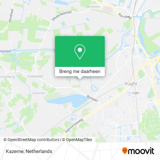 Kazerne kaart