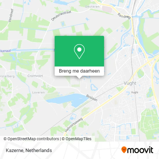 Kazerne kaart