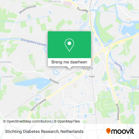 Stichting Diabetes Research kaart