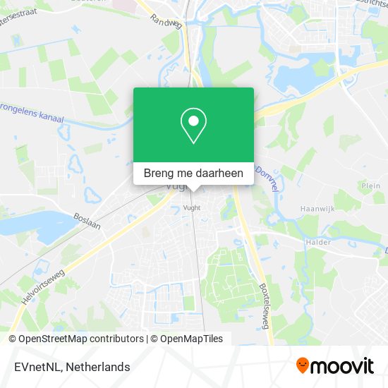 EVnetNL kaart