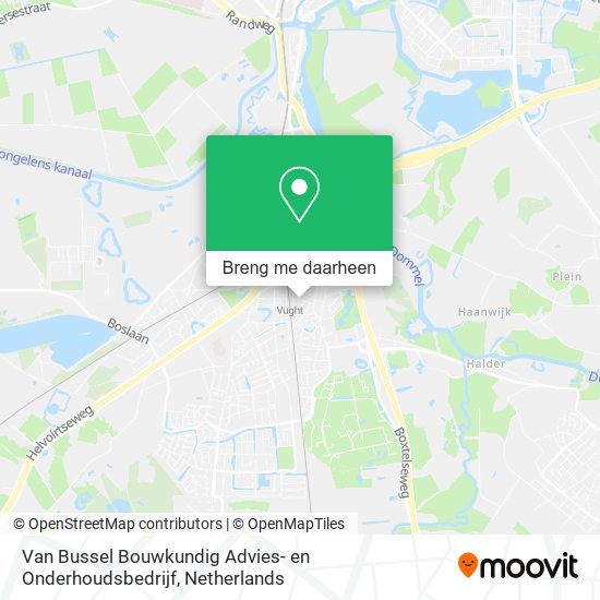 Van Bussel Bouwkundig Advies- en Onderhoudsbedrijf kaart