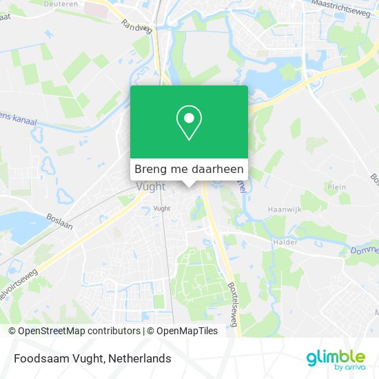 Foodsaam Vught kaart