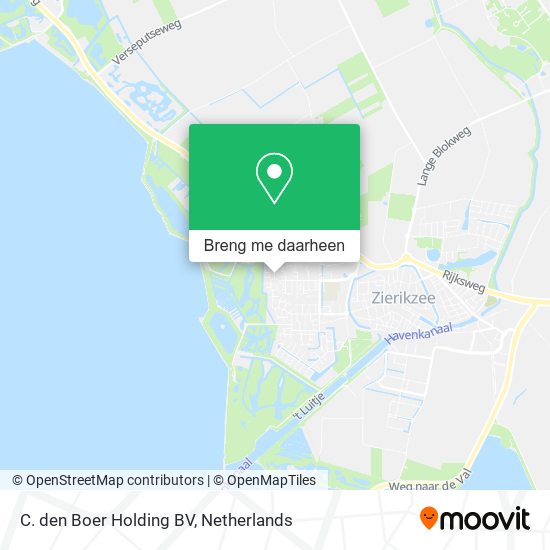 C. den Boer Holding BV kaart
