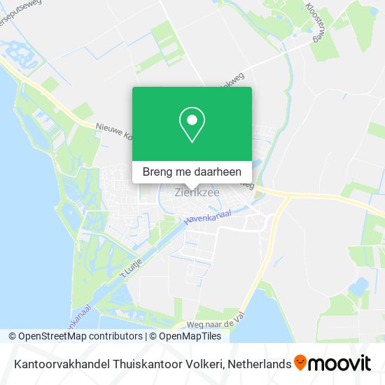 Kantoorvakhandel Thuiskantoor Volkeri kaart