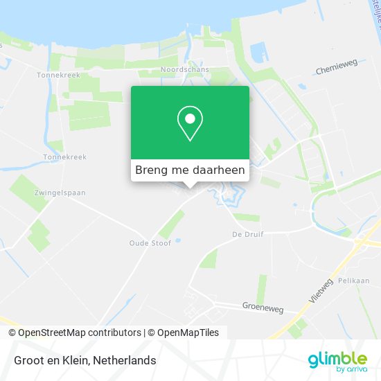 Groot en Klein kaart