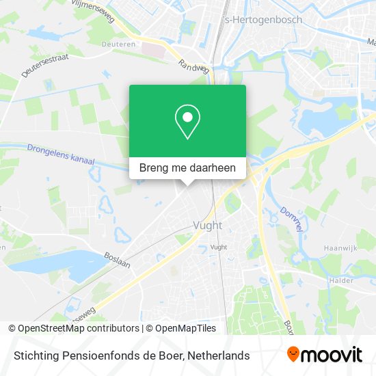 Stichting Pensioenfonds de Boer kaart