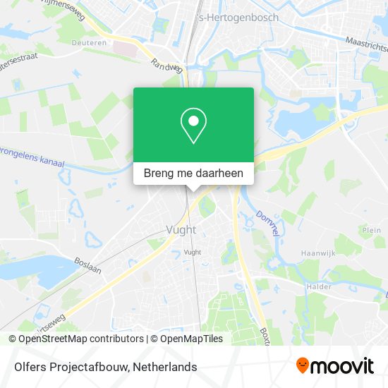 Olfers Projectafbouw kaart