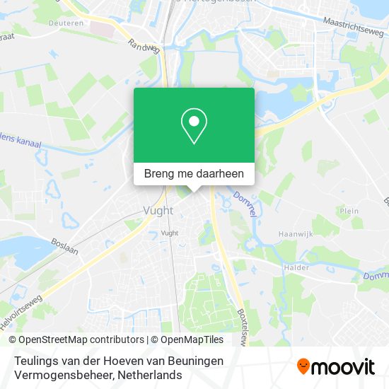 Teulings van der Hoeven van Beuningen Vermogensbeheer kaart