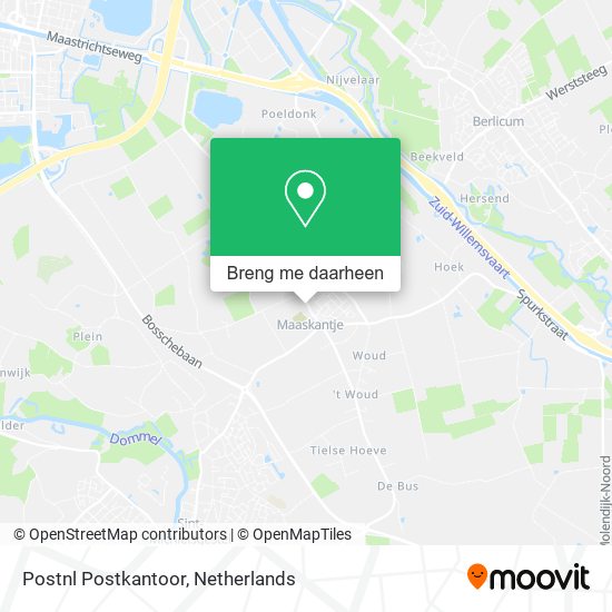 Postnl Postkantoor kaart