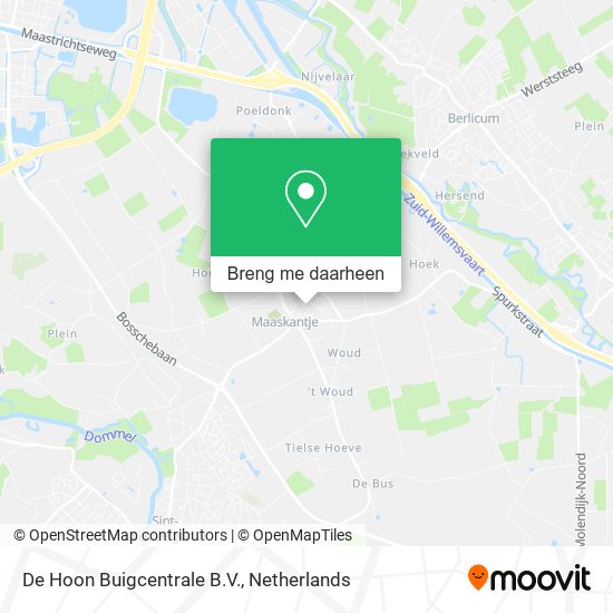 De Hoon Buigcentrale B.V. kaart