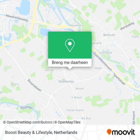 Boost Beauty & Lifestyle kaart