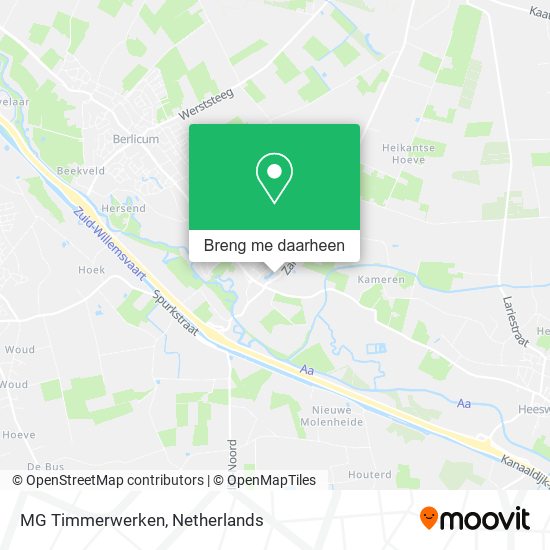MG Timmerwerken kaart