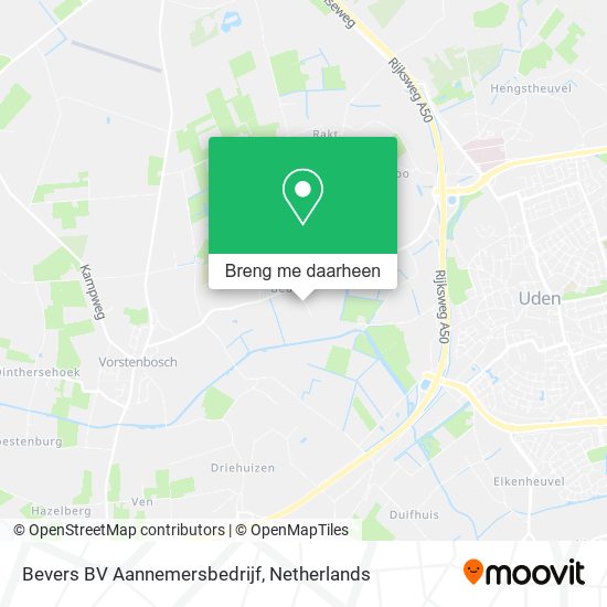 Bevers BV Aannemersbedrijf kaart