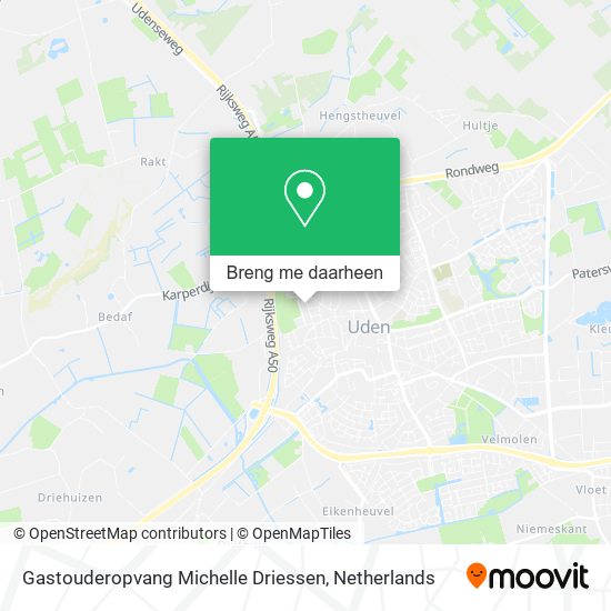 Gastouderopvang Michelle Driessen kaart