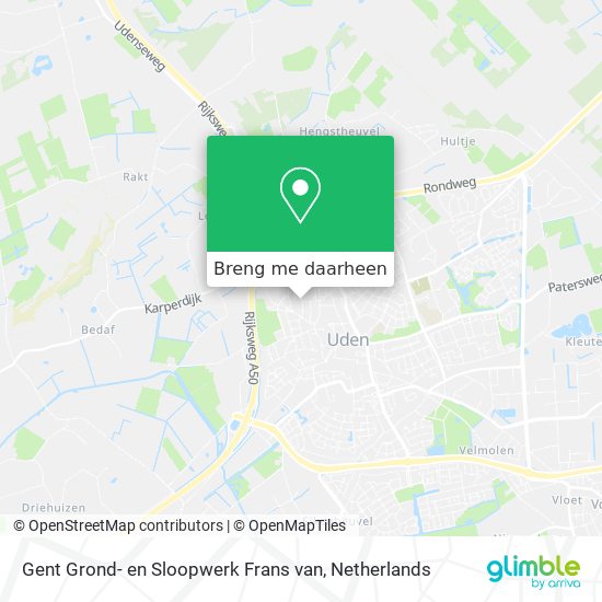 Gent Grond- en Sloopwerk Frans van kaart