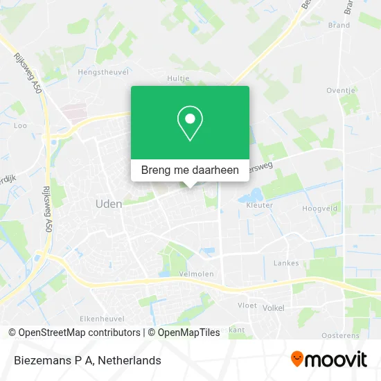 Biezemans P A kaart