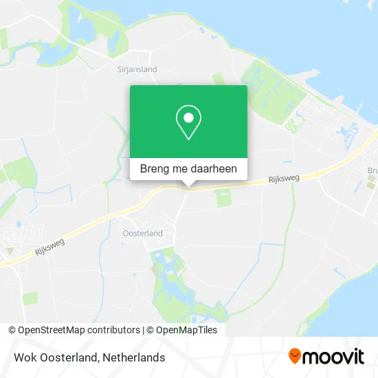 Wok Oosterland kaart