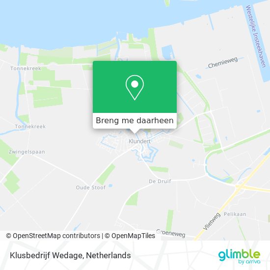 Klusbedrijf Wedage kaart