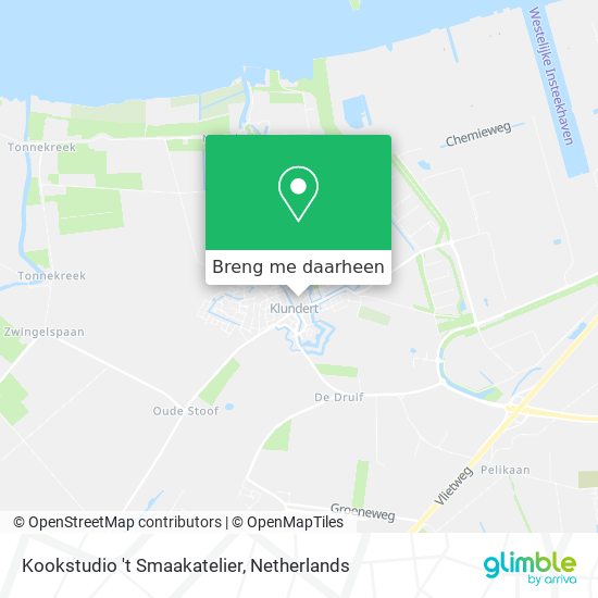 Kookstudio 't Smaakatelier kaart