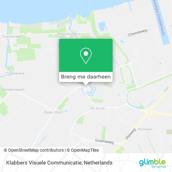 Klabbers Visuele Communicatie kaart