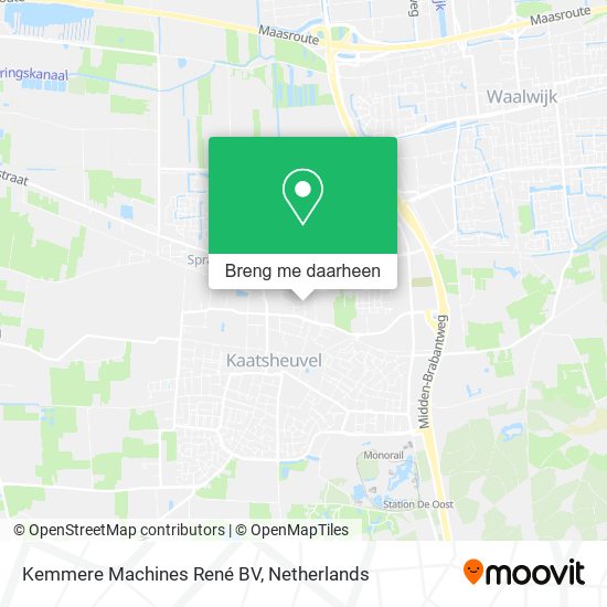 Kemmere Machines René BV kaart