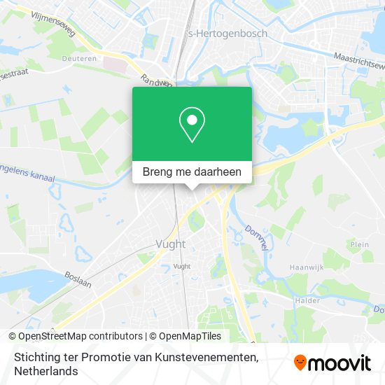 Stichting ter Promotie van Kunstevenementen kaart