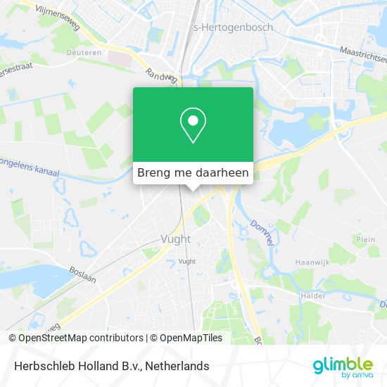 Herbschleb Holland B.v. kaart