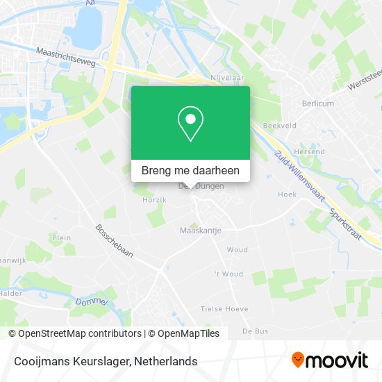 Cooijmans Keurslager kaart