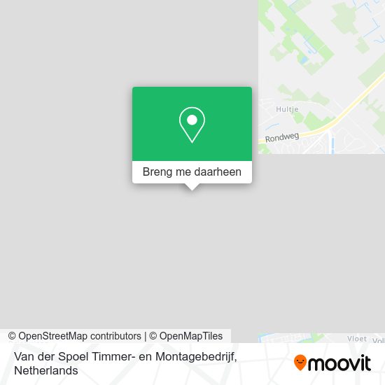 Van der Spoel Timmer- en Montagebedrijf kaart