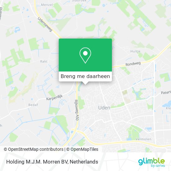 Holding M.J.M. Morren BV kaart