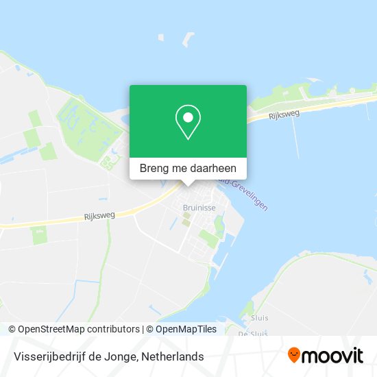 Visserijbedrijf de Jonge kaart