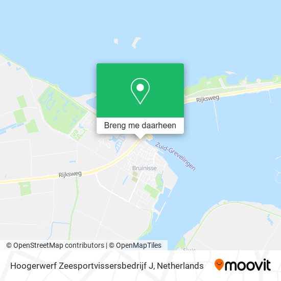 Hoogerwerf Zeesportvissersbedrijf J kaart