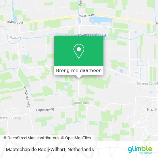 Maatschap de Rooij-Wilhart kaart