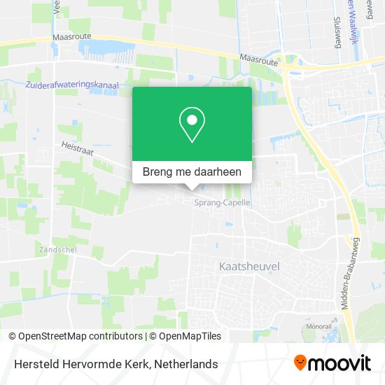 Hersteld Hervormde Kerk kaart