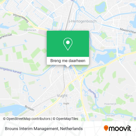 Brouns Interim Management kaart