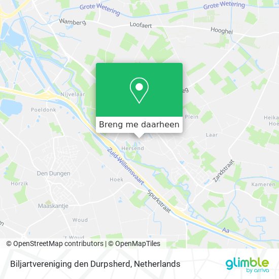 Biljartvereniging den Durpsherd kaart