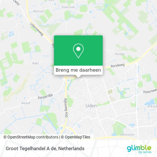 Groot Tegelhandel A de kaart