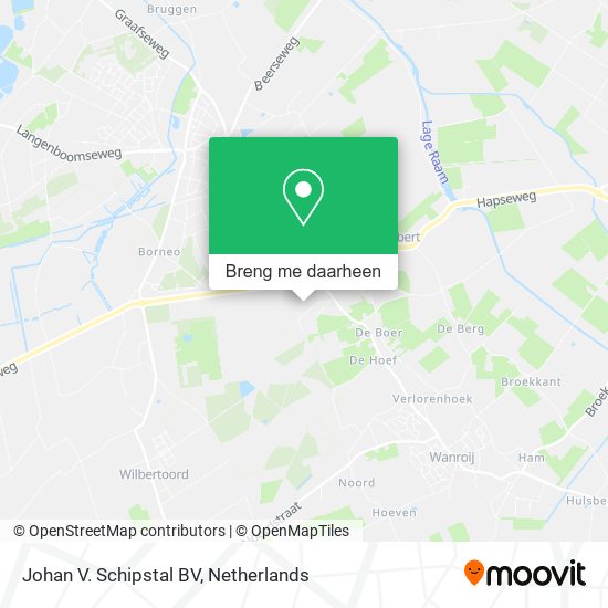 Johan V. Schipstal BV kaart