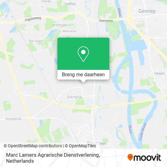 Marc Lamers Agrarische Dienstverlening kaart