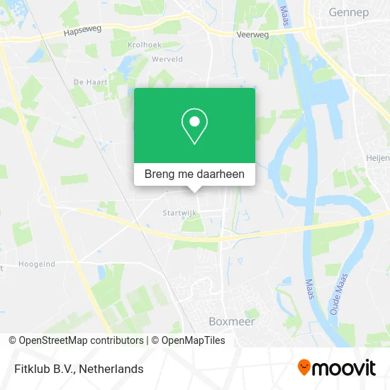 Fitklub B.V. kaart