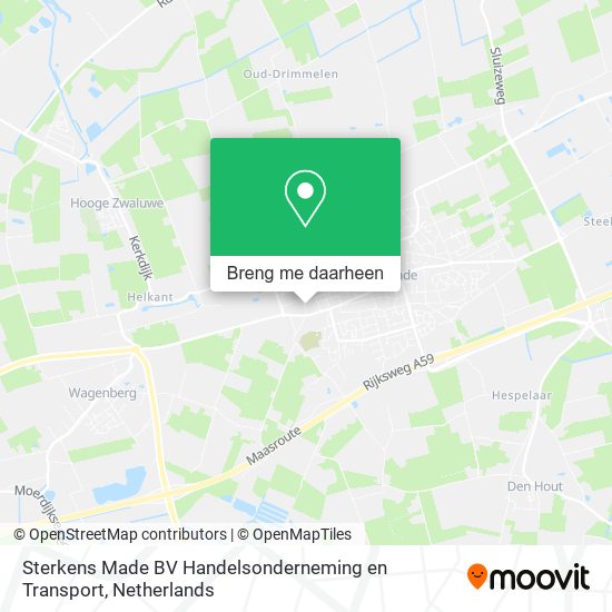 Sterkens Made BV Handelsonderneming en Transport kaart