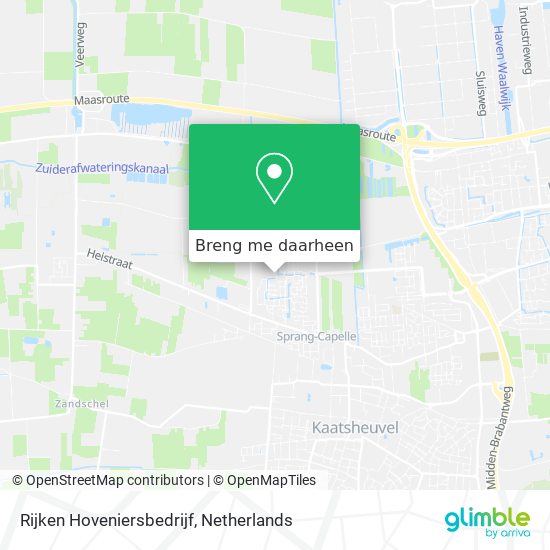 Rijken Hoveniersbedrijf kaart