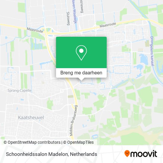Schoonheidssalon Madelon kaart