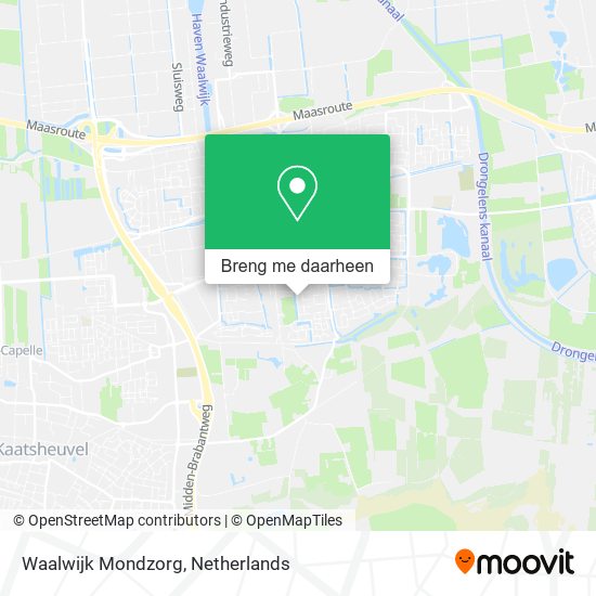 Waalwijk Mondzorg kaart