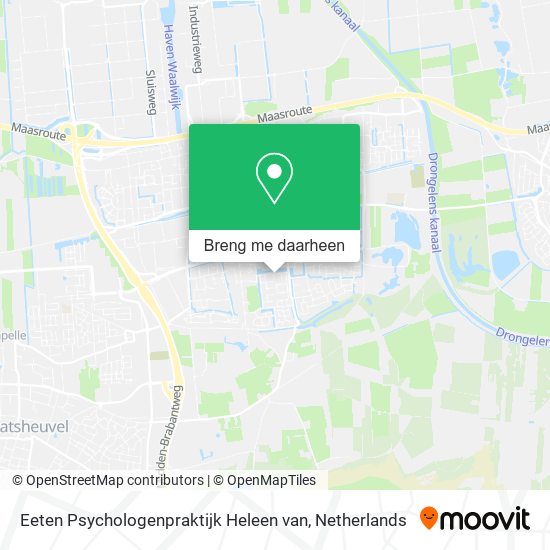 Eeten Psychologenpraktijk Heleen van kaart