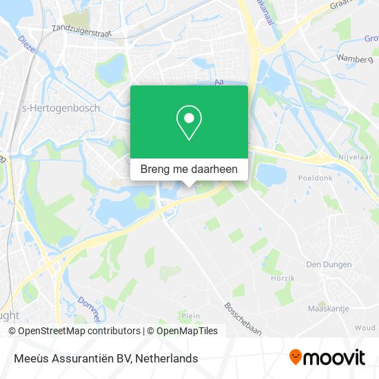 Meeùs Assurantiën BV kaart